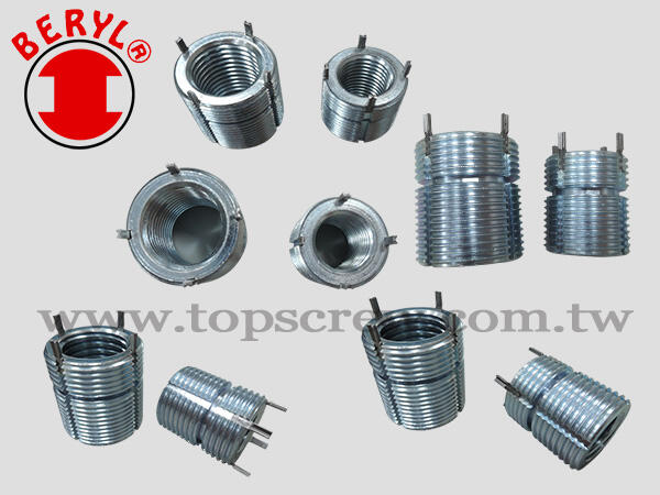 self locking key locking threaded inserts,key locking threaded inserts,threaded inserts,self locking threaded inserts,